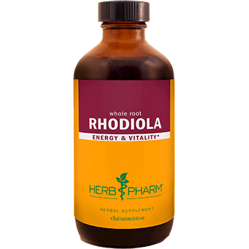 Herb Pharm Rhodiola (Rhodiola rosea), 8 fl oz, front of bottle