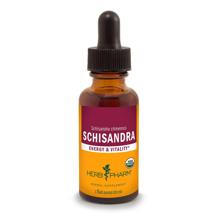 Herb Pharm Schisandra (Schisandra chinensis), 1 fl oz, front of dropper bottle
