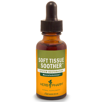 Herb Pharm Soft Tissue Soother, 1 fl oz, front of dropper bottle