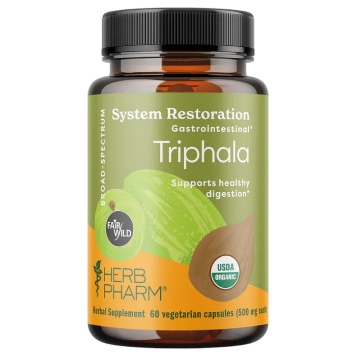 Herb Pharm Triphala, 60 capsules, front of bottle