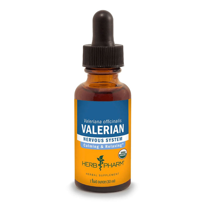 Herb Pharm Valerian, 1 fl oz, front of dropper bottle