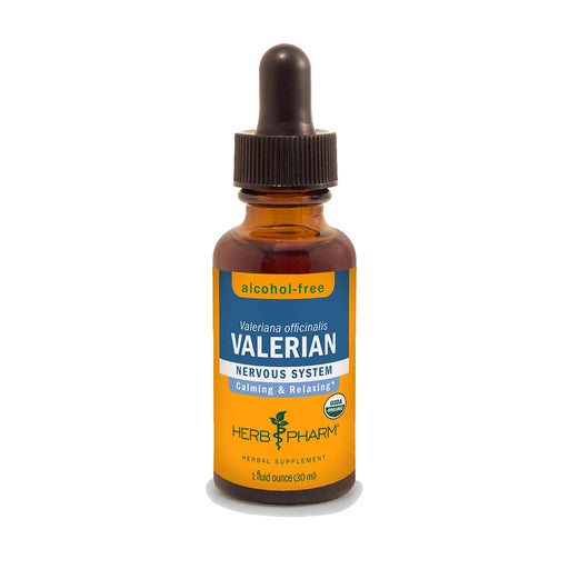 Herb Pharm Valerian Alcohol-Free, 1 fl oz, front of dropper bottle