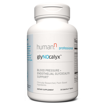 HumanN GlyNOcalyx, 30 tablets, front of bottle