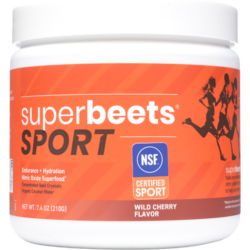 HumanN SuperBeets Sport Wild Cherry, 7.4 oz, front of container