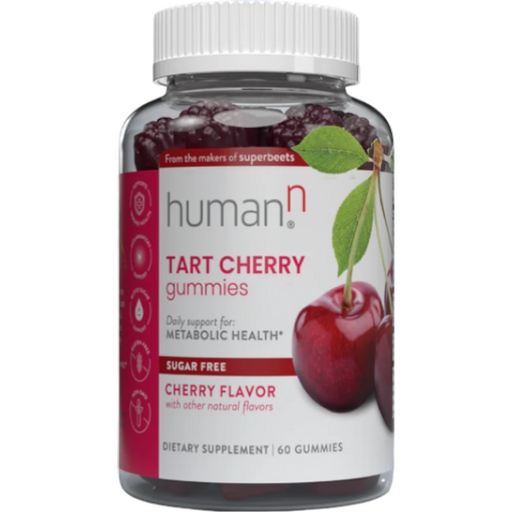 HumanN Tart Cherry Gummies, 60 gummies, front of bottle