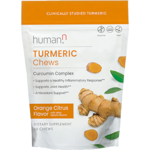 HumanN Turmeric Chews, 30 soft chews, front of pouch