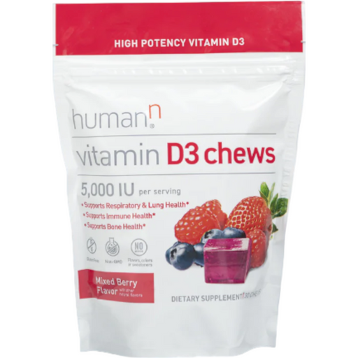 HumanN Vitamin D3 Chews, 30 soft chews, front of pouch
