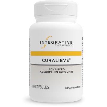 Integrative Therapeutics Curalieve, 60 capsules, front of bottle