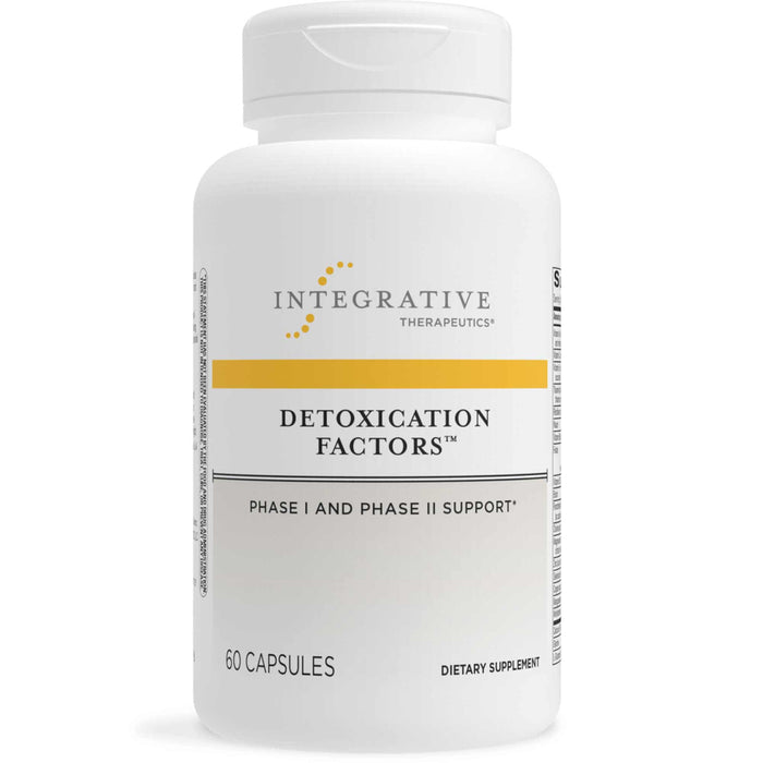 Integrative Therapeutics Detoxication Factors, 60 capsules, front of bottle