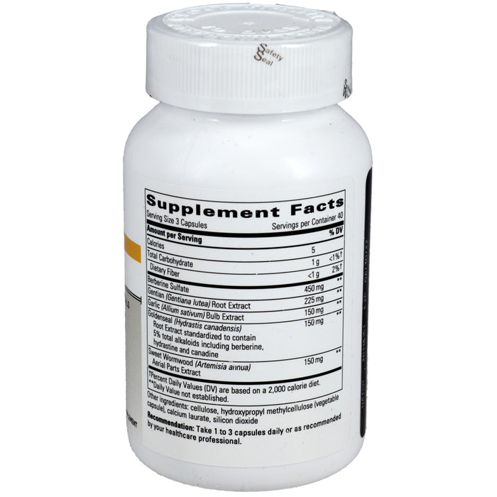 Integrative Therapeutics Para-Gard 120 capsules supplement facts label