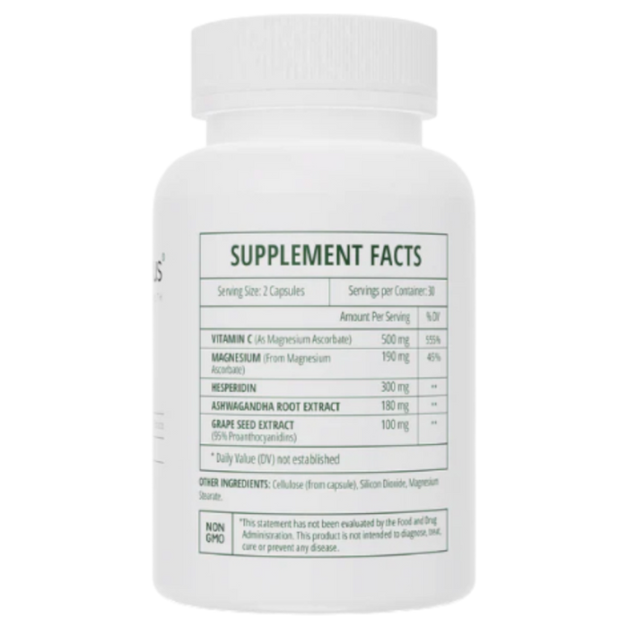 InterPlexus Flavo PlexC 60 veg capsules supplement facts label