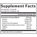 InterPlexus Mega-Polyzyme 60 capsules supplement facts label