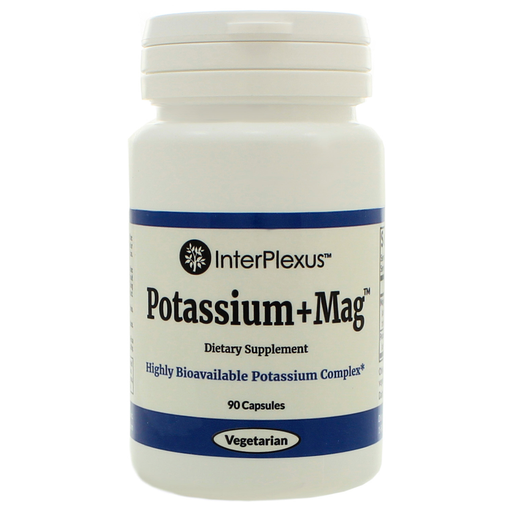 InterPlexus Potassium+Mag, 90 capsules, front of bottle