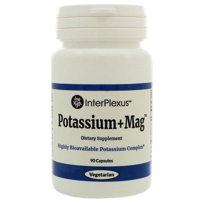InterPlexus Potassium+Mag, 90 capsules, front of bottle