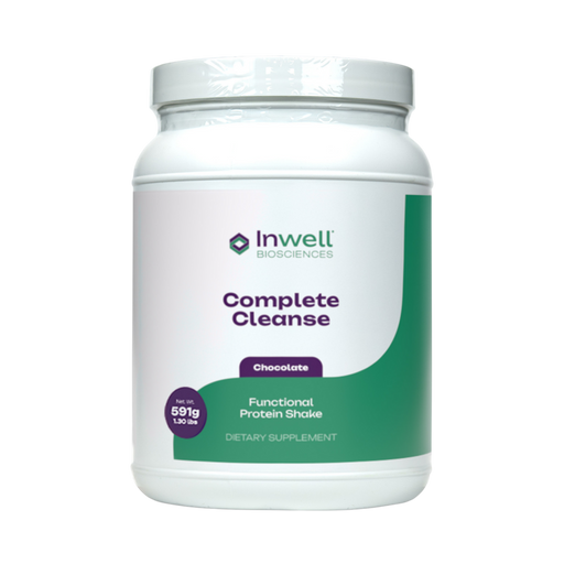 Inwell Biosciences Complete Cleanse Chocolate, 591 g, front of tub