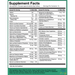 Inwell Biosciences Complete Cleanse Vanilla 582 g supplement facts label