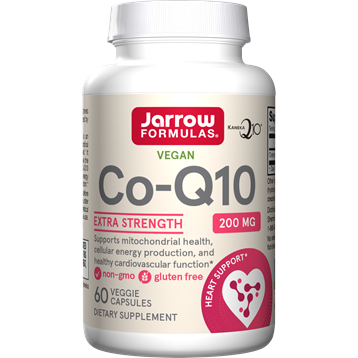 Jarrow Formulas Co-Q10 200 mg, 60 capsules, front of bottle