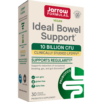 Jarrow Formulas Ideal Bowel Support, 30 veggie capsules, front of box