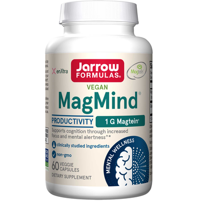 Jarrow Formulas MagMind Productivity, 60 capsules, front of bottle