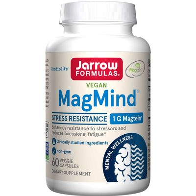 Jarrow Formulas MagMind Stress Resistance, 60 capsules, front of bottle