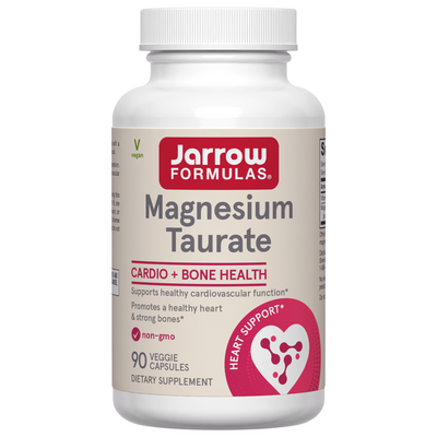 Jarrow Formulas Magnesium Taurate 300 mg, 90 capsules, front of bottle