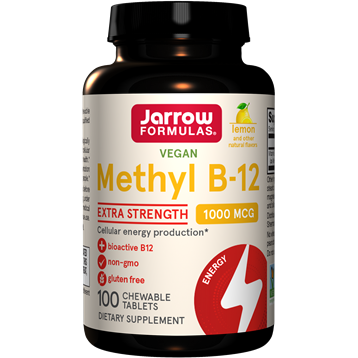 Jarrow Formulas Methyl B-12 1000 mcg, 100 lozenges, front of bottle
