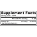 Jarrow Formulas Methyl B-12 500 mcg Cherry 100 chewable tablets supplement facts label