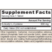 Jarrow Formulas N-A-C Sustain 600 mg 60 tablets supplement facts label