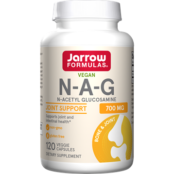 Jarrow Formulas N-A-G 700 mg, 120 veggie capsules, front of bottle