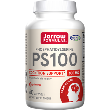 Jarrow Formulas PS 100 mg, 60 softgels, front of bottle