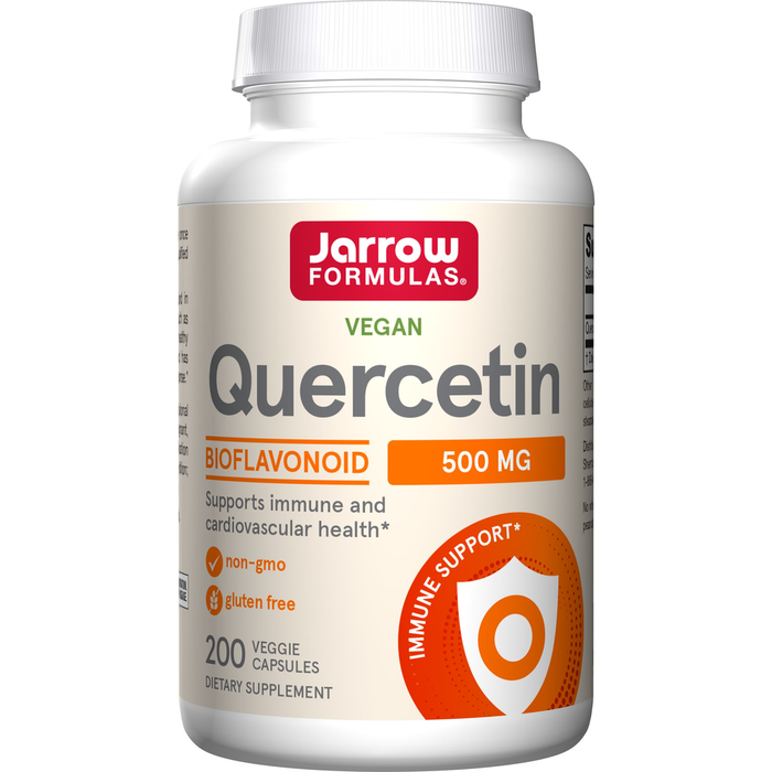 Jarrow Formulas Quercetin 500 mg, 200 veggie capsules, front of bottle