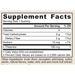 Jarrow Formulas Theanine Gummies 100 mg 60 gummies supplement facts label