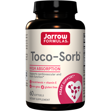 Jarrow Formulas Toco-Sorb, 60 softgels, front of bottle