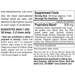 Kan Herbs Meridian Passage 8 oz supplement facts and suggested use label