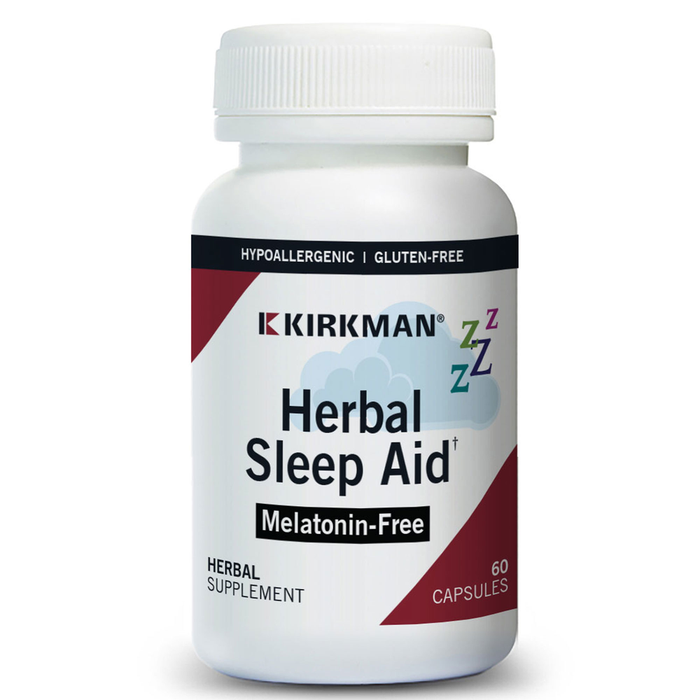 Kirkman Labs Herbal Sleep Aid, 60 capsules, front of bottle