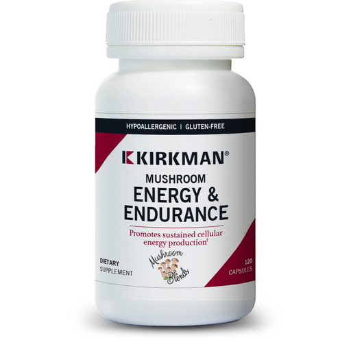 Kirkman Labs Mushroom Energy & Endurance, 120 capsules, front of bottle