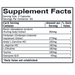 Kirkman Labs Mushroom Energy & Endurance 120 capsules supplement facts label