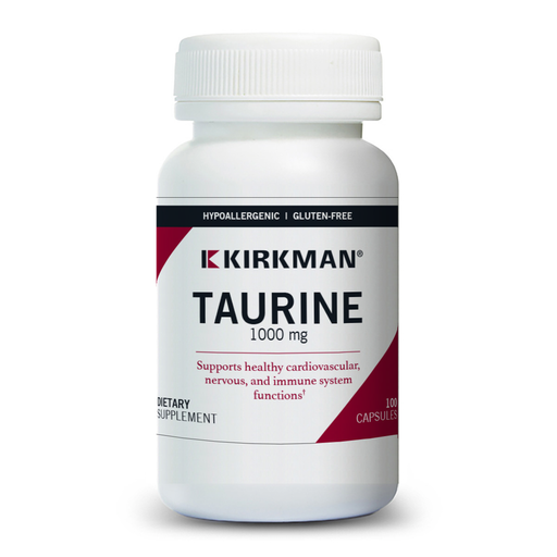 Kirkman Labs Taurine 1000 mg, 100 capsules, front of bottle