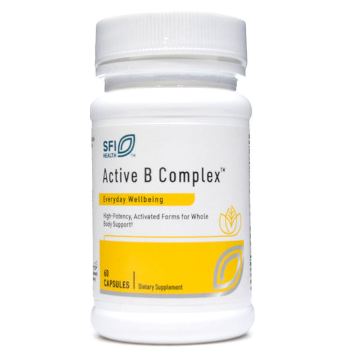 Klaire Labs/SFI Health Active B Complex, 60 capsules, front of bottle