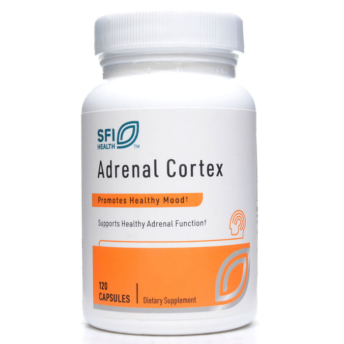 Klaire Labs/SFI Health Adrenal Cortex, 120 capsules, front of bottle