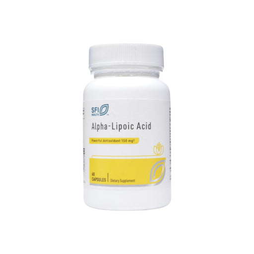 Klaire Labs/SFI Health Alpha-Lipoic Acid 150 mg, 60 capsules, front of bottle