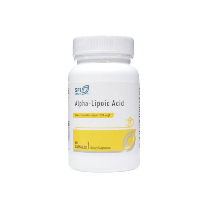 Klaire Labs/SFI Health Alpha-Lipoic Acid 150 mg, 60 capsules, front of bottle