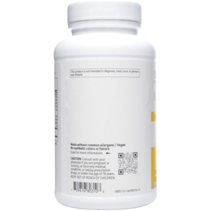 B-Complex Plus 100 vcaps by Klaire Labs/SFI Health, bottle label