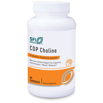 Klaire Labs/SFI Health CDP Choline 250 mg, 60 capsules, front of bottle