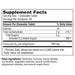 Klaire Labs/SFI Health Coenzyme Q10 300 mg 30 tablets supplement facts label