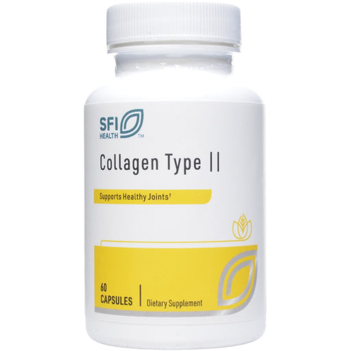 Klaire Labs/SFI Health Collagen Type II 500 mg, 60 capsules, front of bottle