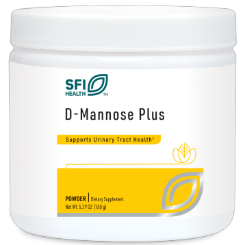 Klaire Labs/SFI Health D-Mannose Plus, 5 oz, front of jar
