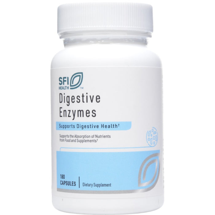 Klaire Labs/SFI Health Digestive Enzymes, 180 capsules, front of bottle