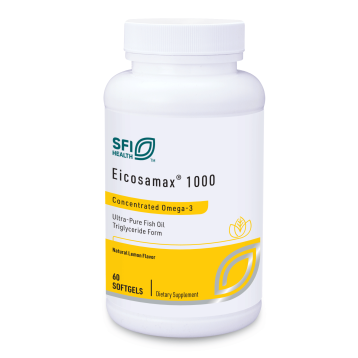 Klaire Labs/SFI Health Eicosamax 1000, 60 softgels, front of bottle