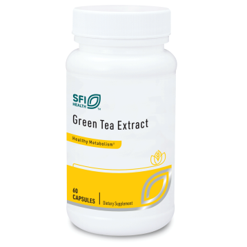 Klaire Labs/SFI Health Green Tea Extract 500 mg, 60 capsules, front of bottle